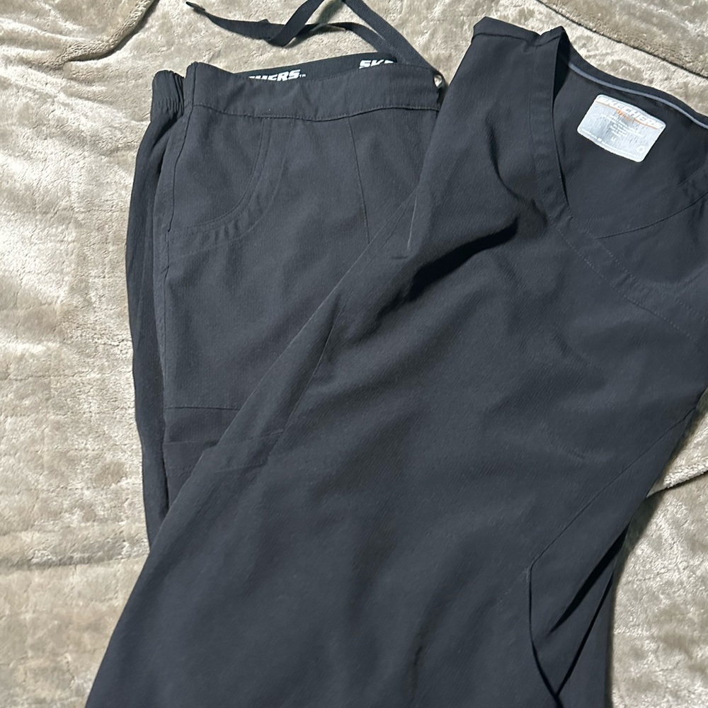 Black scrub set